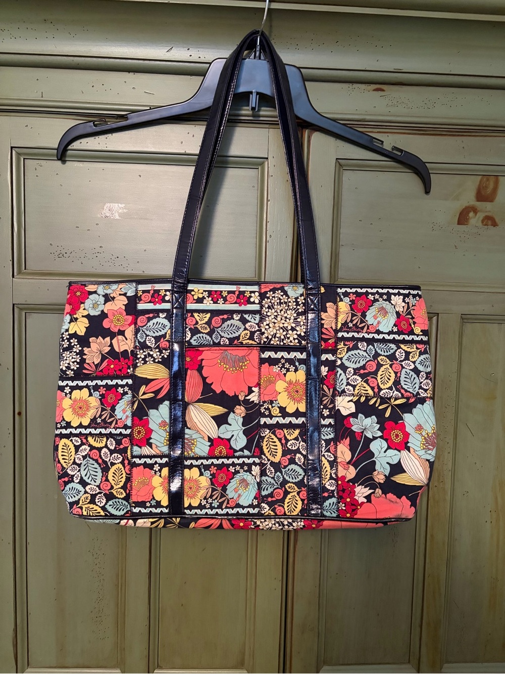 Vera Bradley Floral Patchwork Tote